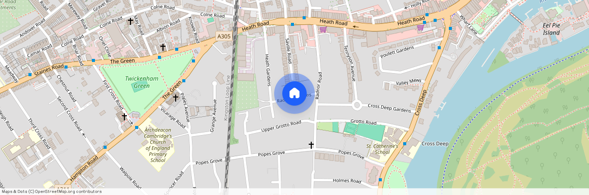 Radnor Gardens, Twickenham, Middlesex, TW1