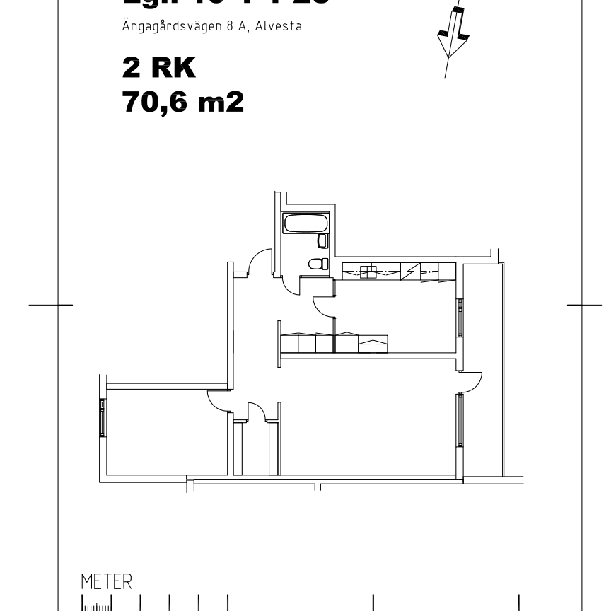 Ängagårdsvägen 8 A - Photo 1