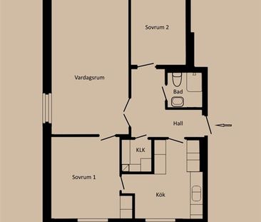 Stationsgatan 3 E - Foto 1