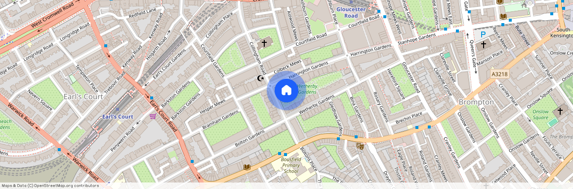 Harrington Gardens, South Kensington, London, SW7