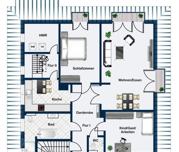 Charmante 3-Zimmer Wohnung im Jeebel - Photo 3