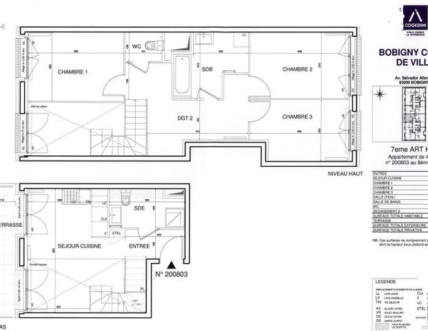 location Appartement T4 DE 76.8m² À BOBIGNY - Photo 1
