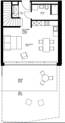 Exclusive! Studio with workshop terrace and garden – A15-004 - Photo 2