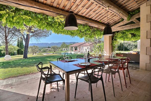 Maison à louer, Saint Rémy de Provence - Maison du Pantaï - vue sur les Alpilles - Climatisation - Piscine Chauffée - Photo 1