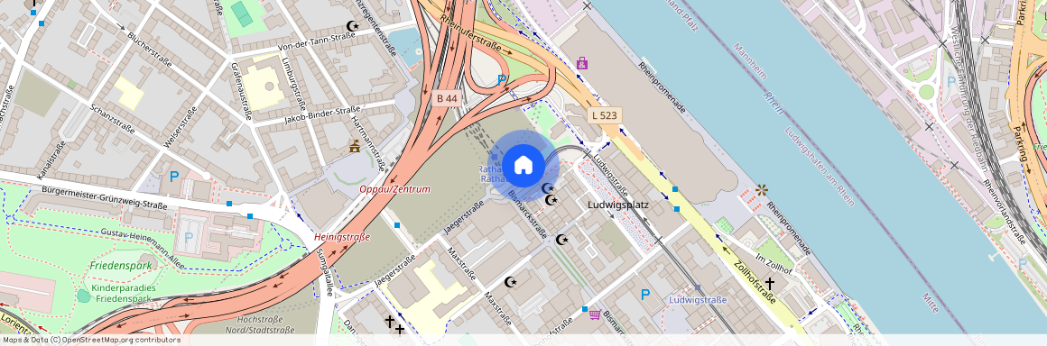 Rathausplatz 11, 67059 Ludwigshafen OT Mitte