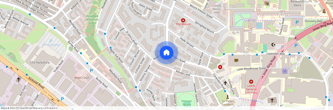 Flat 1, 65 Clarendon Road, LS2 9PB, Leeds