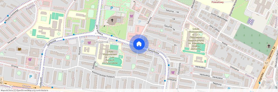 ul. Gwiaździsta, Głogów, głogowski, dolnośląskie