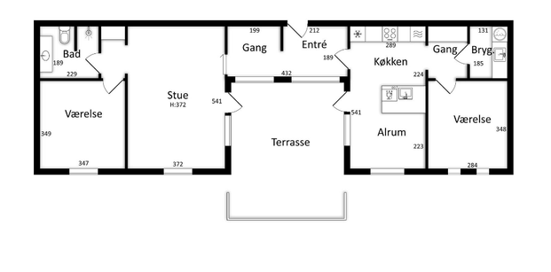 Rækkehus til leje i Sejs ved Silkeborg - Foto 1