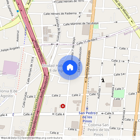 Avenida 1º de Mayo, Colonia San Pedro de los Pinos, 03820 Mexico City, CMX, Mexico