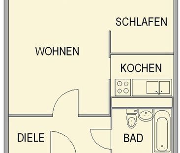 Kleine Singlewohnung zum fairen Preis - Foto 5