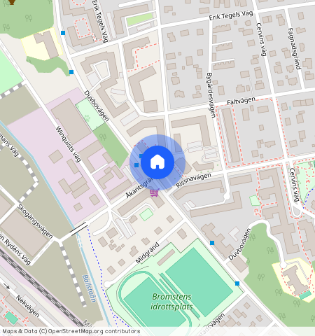 Bromsten, Stockholm, Ellen Rydéns Väg 1