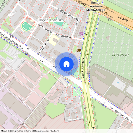 ul. Komitetu Obrony Robotników, Okęcie, Włochy, Warszawa, mazowieckie