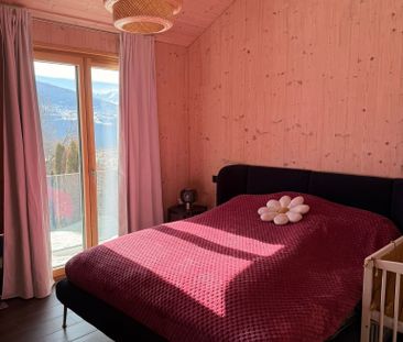 Modern 5.5 pièces élégante maison mitoyenne Minergie, au cSur de Lens - Foto 4