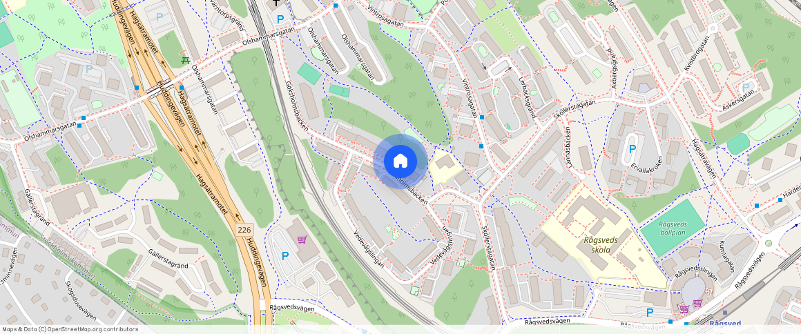 Göksholmsbacken **, Rågsved