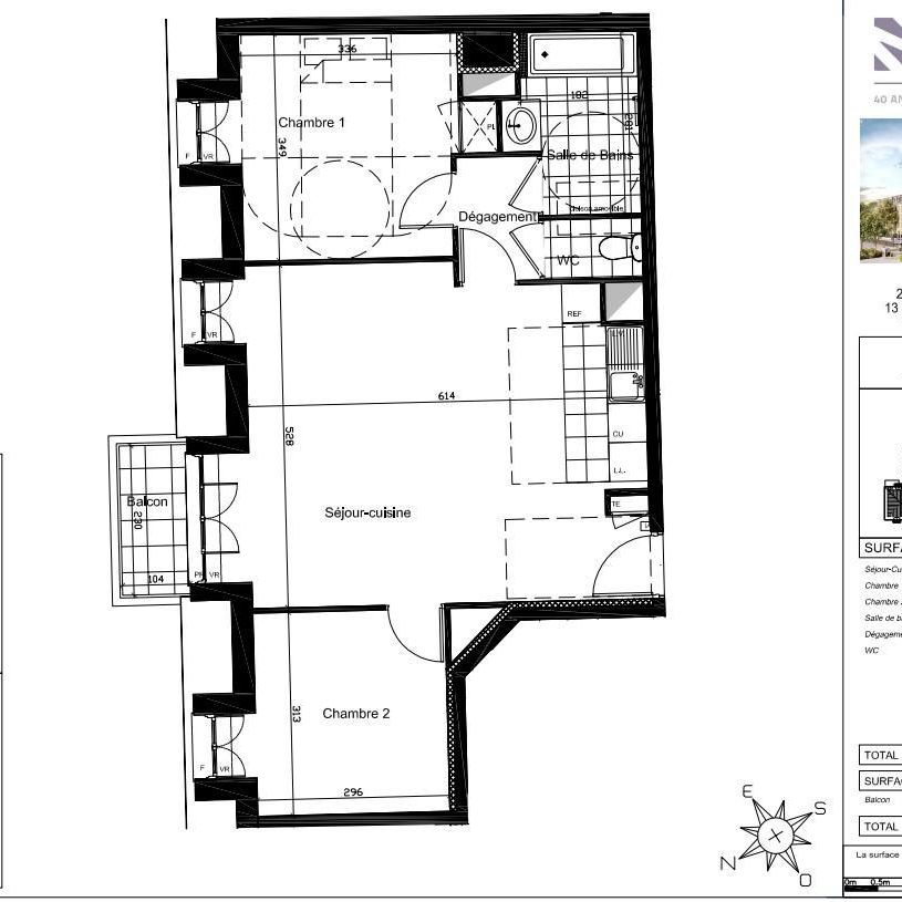 Location Appartement 3 pièces 64m² LE PLESSIS TREVISE 94420 - Photo 2