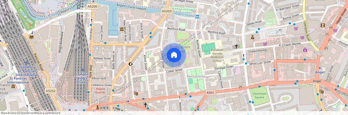 Priory Green, Islington, London