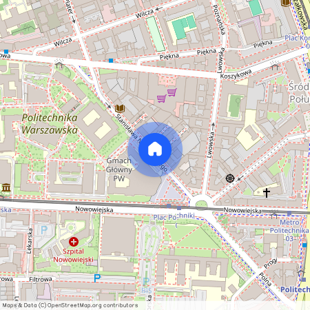 ul. Stanisława Noakowskiego, Śródmieście Południowe, Śródmieście, Warszawa, mazowieckie