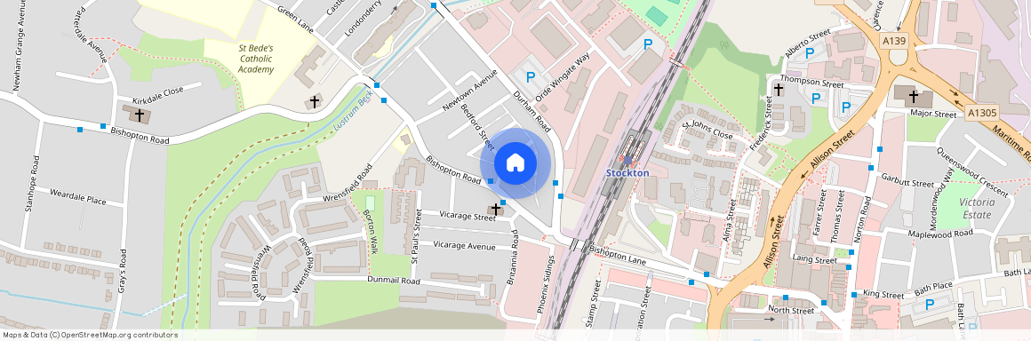 Ezard Street, Stockton-on-Tees, Tees Valley, England, TS19 0BX, United Kingdom