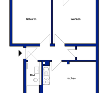 Komfortables Erdgeschoss-Wohnen mit Tageslichtbad und Balkon - Photo 1