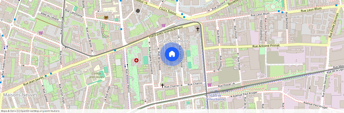 Rue Francis Chirat, Francja, Villeurbanne