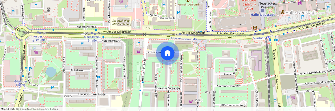 Harzgeroder Straße 10 ·, 06124, Halle (Saale), 4. Etage ·, Westliche Neustadt