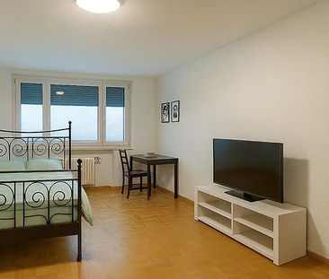 1½ Zimmer-Wohnung in Basel - St. Johann, möbliert, auf Zeit - Photo 3