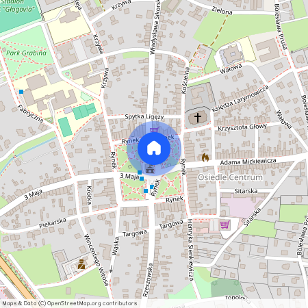 ul. Rynek, Głogów Małopolski, Głogów Małopolski, rzeszowski, podkarpackie