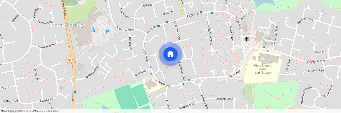 Southend-on-Sea, Shoeburyness, Sandpiper Close, SS3 9YL, Essex