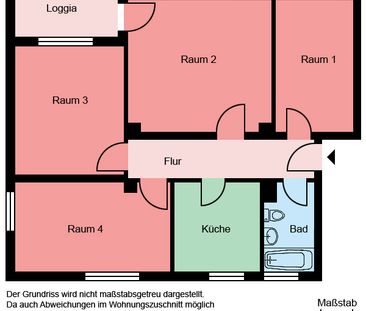 Demnächst frei! 4-Zimmer-Wohnung in Menden Platte Heide - Photo 1