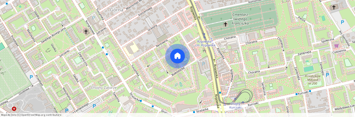 Łódź, Górna, Chojny, Białostocka