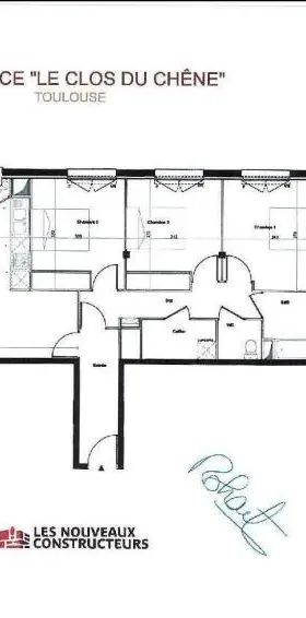 Appartement à louer 4 pièces 92.17m² - Photo 2