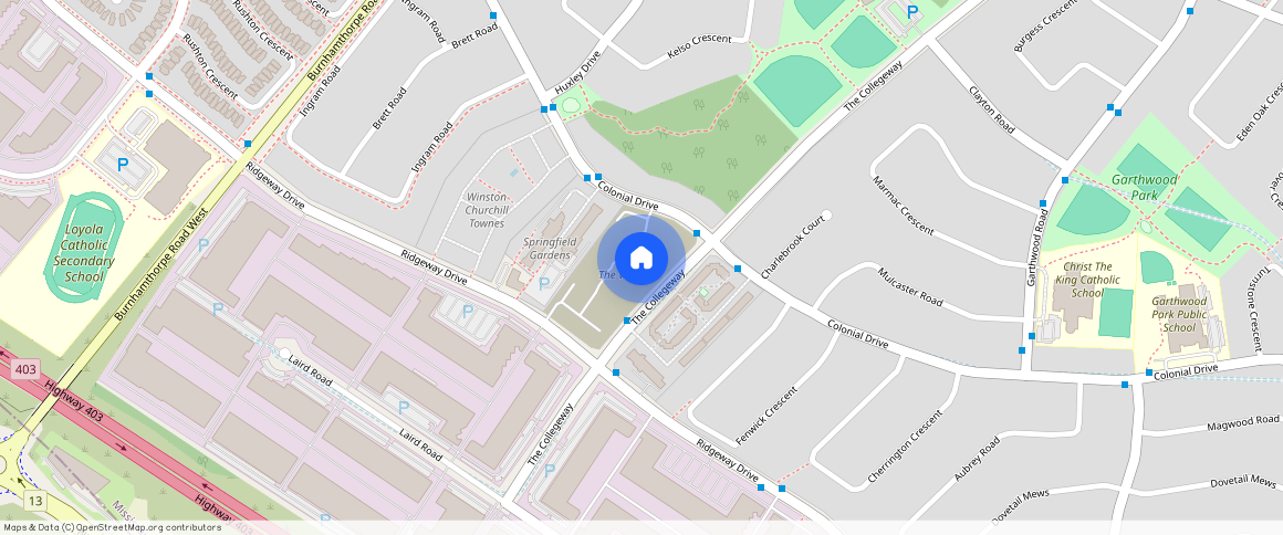 ** Colonial Drive #30, Mississauga, Erin Mills