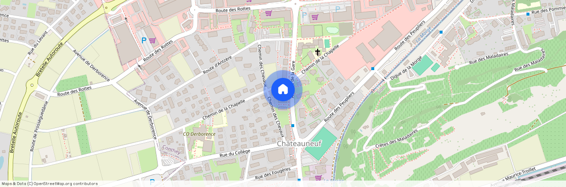 Avenue de la Gare 21 A, 1964 CONTHEY