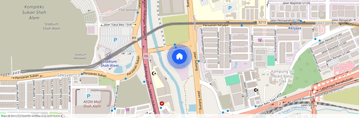 Brunsfield Riverview, Jalan Subang, Section 13, 40100 Shah Alam, Selangor, Malaysia