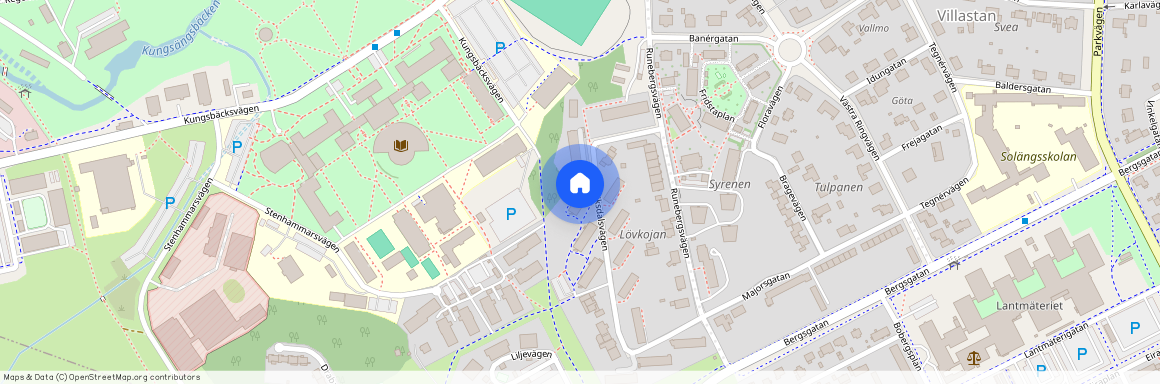 Fredriksdalsvägen 6 A, Villastaden