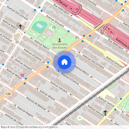 2320 Av. Marcil H4A2Z1 Montréal (Côte-des-Neiges/Notre-Dame-de-Grâce) Montréal Notre-Dame-de-Grâce