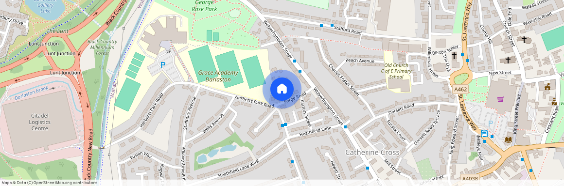 George Rose Gardens, Wednesbury