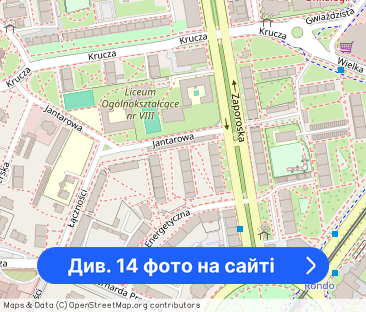 3 pok., osobna kuchnia, rozkład, przy Sky Tower - Фото 1