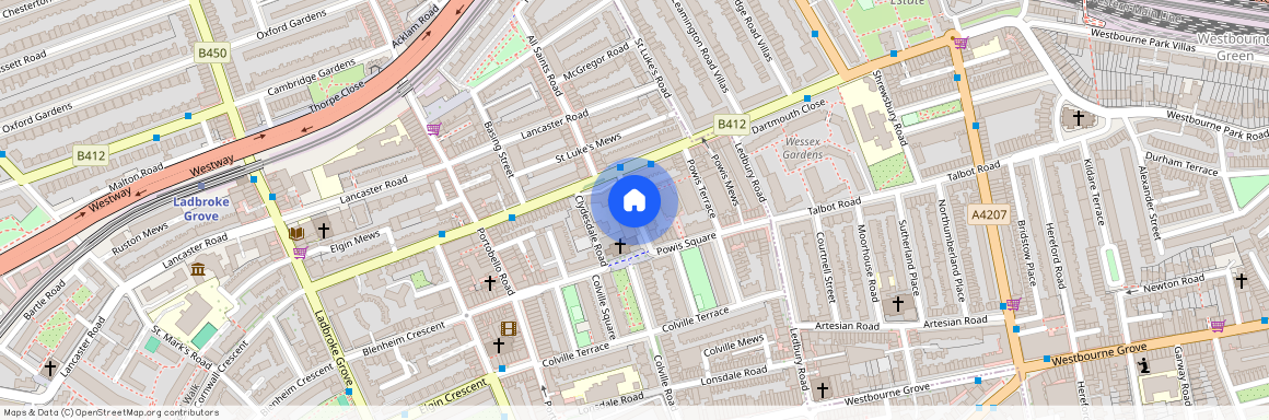 Powis Gardens, London, W11.