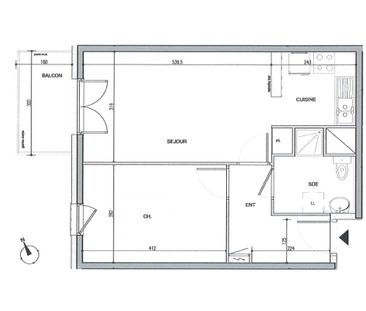 Location Appartement 2 pièces 44m² ST HERBLAIN 44800 - Photo 2