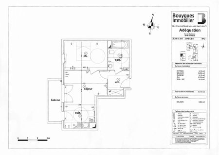 Location Appartement 2 pièces 44m² - Photo 5