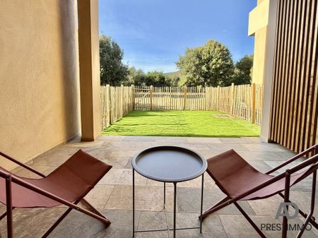 Oletta/St.Florent appartement T1 meublé equipé avec jardin - Photo 2