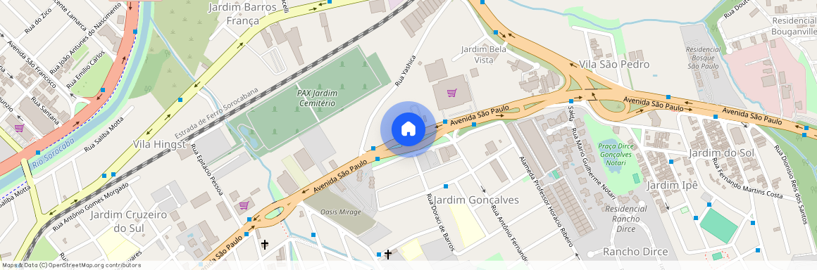 Avenida São Paulo, Jardim Gonçalves, Sorocaba - SP, 18013, Brazil