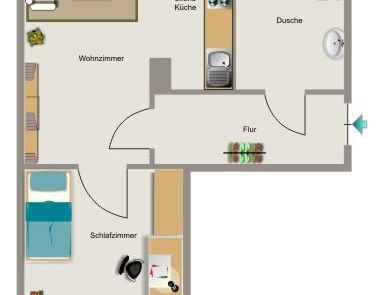 Demnächst frei! 2-Zimmer-Wohnung in Bottrop Fuhlenbrock - Photo 1