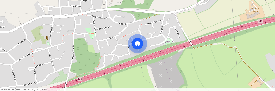 Ffordd Helygen, Llanharry, Pontyclun