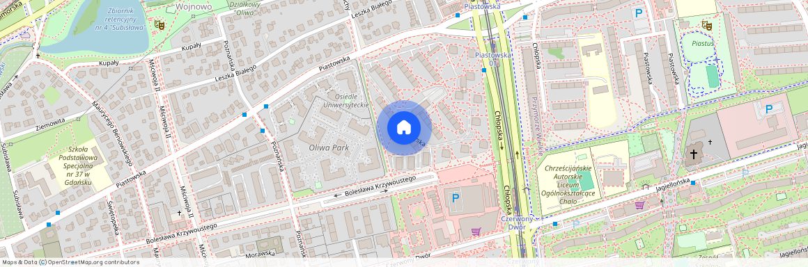 ul. Piastowska, Przymorze Małe, Gdańsk, pomorskie