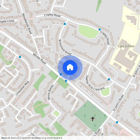 Shakespeare Gardens, Cove, GU14