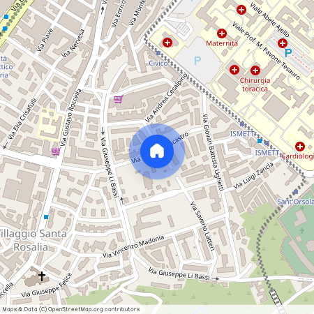 Palermo, Via Calogero Nicastro - Università