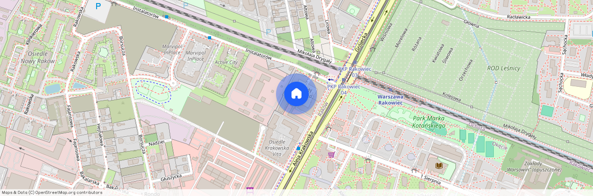 al. Aleja Krakowska, Raków, Włochy, Warszawa, mazowieckie