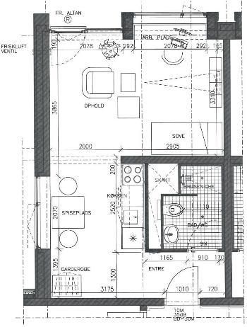 1-værelses studiebolig (Blok B/C) - Photo 2